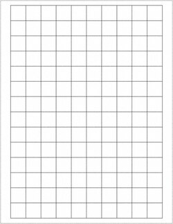 MSC 3/4X3/4 Wht 14000/Cs Rectangle Laser Label, Quantity: Pack of 14000