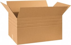 MSC 30X17X16 Kraft Multi-Depth Corrugatd Box