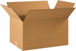 MSC Made in USA 221412 14" Wide x 22" Long x 12" High Rectangle Corrugated