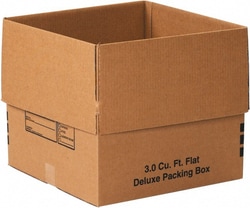MSC 18X18X16 Kraft Deluxe Packing Box, Quantity: Each of 1