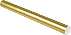MSC 3X36 Gold Mailing Tube W/Cap, Quantity: Each of 1
