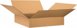 MSC&nbsp;28X28X6 Kraft Flat Corrugated Box
