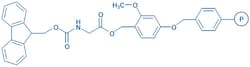 Bachem Fmoc-Gly-2-methoxy-4-alkoxybenzyl alcohol resin, Quantity: Each