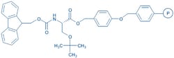 Bachem Fmoc-Ser(tBu)-Wang resin (100-200 mesh, 0.3-0.6 mmol/g), Quantity: