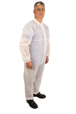 MEDICOM&nbsp;Safewear PP Collared Coveralls, Zip