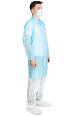 MEDICOM Safewear PP Gown 40 g/m2, Zip Small | Buy Online | MEDICOM | Fisher Scientific