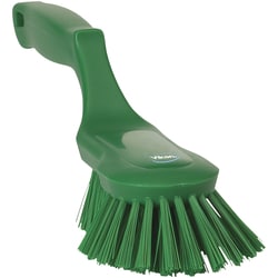 Vikan Stiff Ergonomic Scrubbing Brush Green | Buy Online | Vikan&trade; | Fisher Scientific