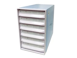 IMEB, Inc Tek-Select Cassette Filing Cabinet 6 Drawer, Stackable. Tek-Select Cassette Filing Cabinet provide a permanent storage reference unit for cassettes and rings.