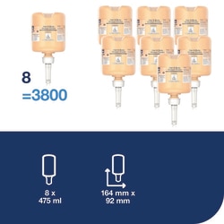 Tork Luxury 3-in-1 Hair and Body Shower Cream Mini S2, Argan Vanilla Scent 8/Pk. | Buy Online | Tork | Fisher Scientific