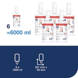 Tork Alcohol Hand Sanitiser Refill for S4 System:Facility Safety and Maintenance:Cleaning