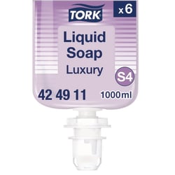 Tork luxuriöse Flüssigseife S4, Blütenduft, 6 x 1000 mL, 424911