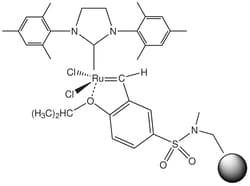 Strem, An Ascensus Company&nbsp;2g. 1,3-Bis(2,4,6-trimethylphenyl)-4,5-dihydroimidazol-2-ylidene[2-(i-propoxy)-5-(N,N-dimethyl aminosulfonyl)phenyl]methyleneruthenium(II) dichloride (resin supported)  Zhan Catalyst II. MFCD08459353