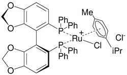 Strem, An Ascensus Company CAS# 944451-29-0. 250mg. Chloro[(S)-(-)-5,5'-bis(diphenylphosphino)-4,4'-bi-1,3-benzodioxole](p-cymene)ruthenium(II)