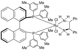 Strem, An Ascensus Company CAS# 220114-38-5. 250mg. Dichloro{(R)-(+)-2,2'-bis[di(3,5-xylyl)phosphino]-1,1'-binaphthyl}[(1R,2R)-(+)-1,2-diphenylethylenediamine]ruthenium(II)