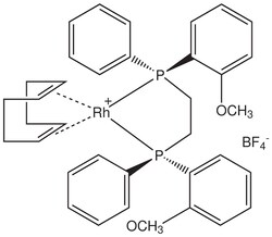 Strem, An Ascensus Company CAS# 56977-92-5. 500mg. (R,R)-(-)-1,2-Bis[(o-methoxyphenyl)(phenyl)phosphino]ethane(1,5-cyclooctadiene)rhodium(I)