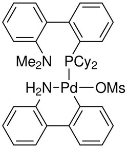 Strem, An Ascensus Company CAS# 1445085-87-9. 1g. Methanesulfonato[2-(dicyclohexylphosphino)-2'-(N,N-dimethylamino)-1,1'-biphenyl](2'-amino-1,1'-biphenyl-2-yl)palladium(II)