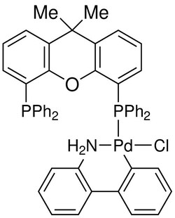 Strem, An Ascensus Company CAS# 1375325-77-1. 500mg. Chloro[9,9-dimethyl-4,5-bis(diphenylphosphino)xanthene][2'-amino-1,1'-biphenyl]palladium(II)