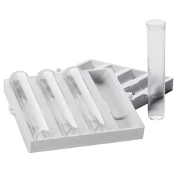 Hach Company Plastic Viewing Tubes with Caps, pk/4, Quantity: Pack of 4