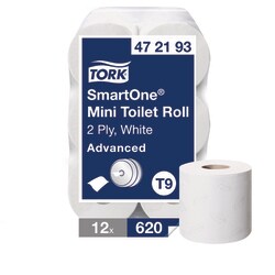 Tork SmartOne™ Mini Toilet Roll White T9