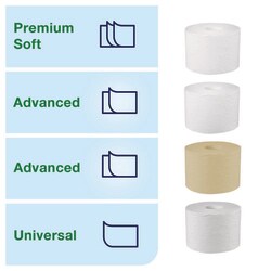 Tork OptiServe 1-Roll Coreless Toilet Paper Dispenser T7 Silver | Buy Online | Tork | Fisher Scientific