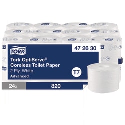 Tork OptiServe Coreless Toilet Paper T7 White | Buy Online | Tork | Fisher Scientific