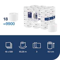 Tork OptiServe Extra Soft Coreless Toilet Paper White T7 White | Buy Online | Tork | Fisher Scientific
