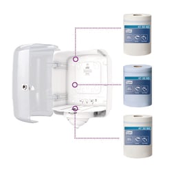 Tork Reflex Centrefeed Dispenser M4:Facility Safety and Maintenance:Cleaning
