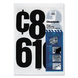 Essendant NUMBERSVINYL6BK