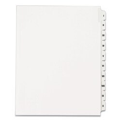 Essendant INDEXLGLSDE TAB I-XWHT