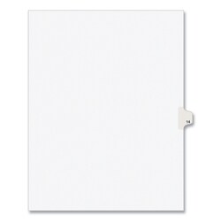 Essendant INDEXLTRSDE1425/PKWHT