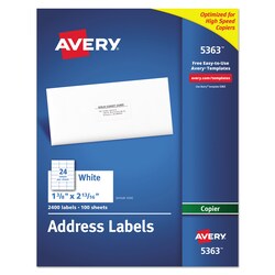 Essendant LABELCPY1.38X2.8124C, Quantity: Pack of 100