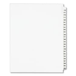 Essendant INDEXSIDE TAB 176-200WHT