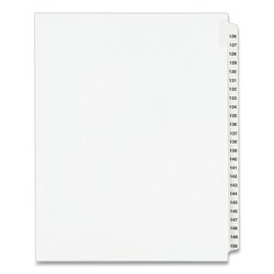 Essendant&nbsp;INDEXSIDE TAB 126-150WHT