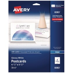 Essendant CARDPOST GLSY 100WHT