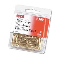 Essendant&nbsp;CLIP2GOLD TONE1C/PK