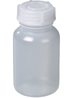 BURKLE INC&nbsp;Wide-necked bottle, LPDE, round, 8.45 oz. (250 ml), with cap
