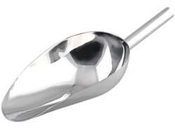 BURKLE INC&nbsp;FoodScoop, V2A, 16.91 oz. (500 ml), total: 13.78 in. (350 mm), LxW 8.66x5.12 in. (220x130mm)