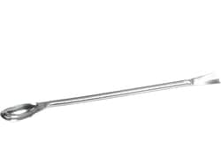 BURKLE INC&nbsp;Sample-spoon, V2A, 7.09 in. (180 mm), 0.07 oz. (2 ml), autoclavable