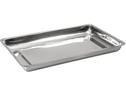 BURKLE INC&nbsp;Bowl stainless steel, shallow form, 7.87x5.91x1.97 in. (200x150x50mm)