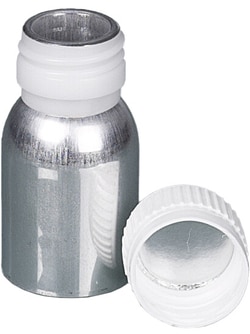 BURKLE INC&nbsp;Aluminium bottle, UN, AL 99.5, 1.28 oz. (38 ml) with cap