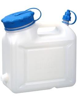BURKLE INC&nbsp;Wide-necked jerrycan, with thread, HDPE, 1.59 gal. (6l), with cap