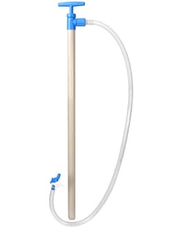 BURKLE INC&nbsp;PP barrel pump withdischarge hose/stopcock, 31.50 in. (80 cm)