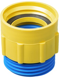 BURKLE INC&nbsp;Thread adapter S64x5 outer- S61x6 (DIN61) inner, yellow/blue
