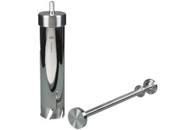 BURKLE INC Ice borer, V4A, inner-xouter-Ø 1.97x2.13 in. (50x54 mm), depth