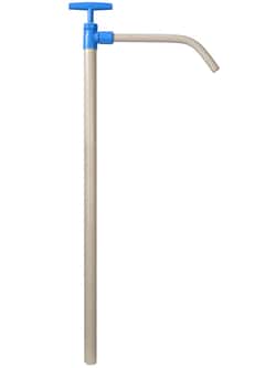 BURKLE INC&nbsp;PP barrel pump with discharge tube, 31.50 in. (80 cm), 8.79 oz. (260 ml)/stroke