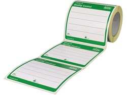 BURKLE INC&nbsp;close-it maxi control seal, 5.91x5.91 in. (150x150 mm), green