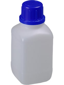 BURKLE INC&nbsp;Narrow-necked reagent bottle, HDPE, 8.45 oz. (250 ml), with cap