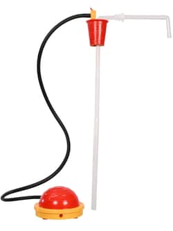 BURKLE INC&nbsp;OTAL foot pump PP, tube Ø 0.59 in. (15 mm), pump cap. 5.28 gal. (20l)/min