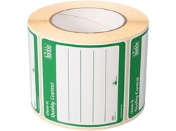 BURKLE INC&nbsp;close-it control seal, 3.74x3.74 in. (95x95 mm), green