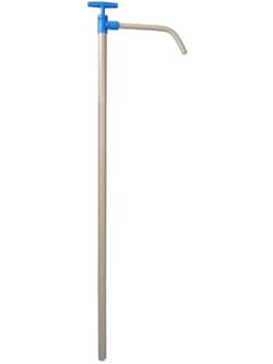 BURKLE INC&nbsp;PP barrel pump with discharge tube, 49.21 in. (125 cm), 10.14 oz. (300 ml)/stroke